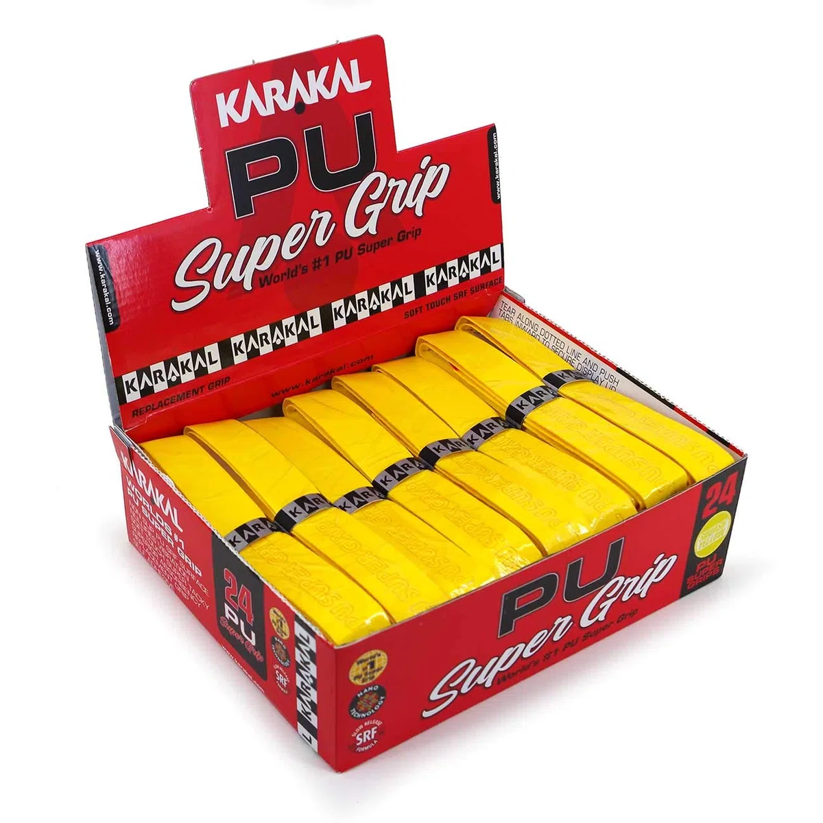 Karakal PU Super Grip Amarillo (Caja de 24)