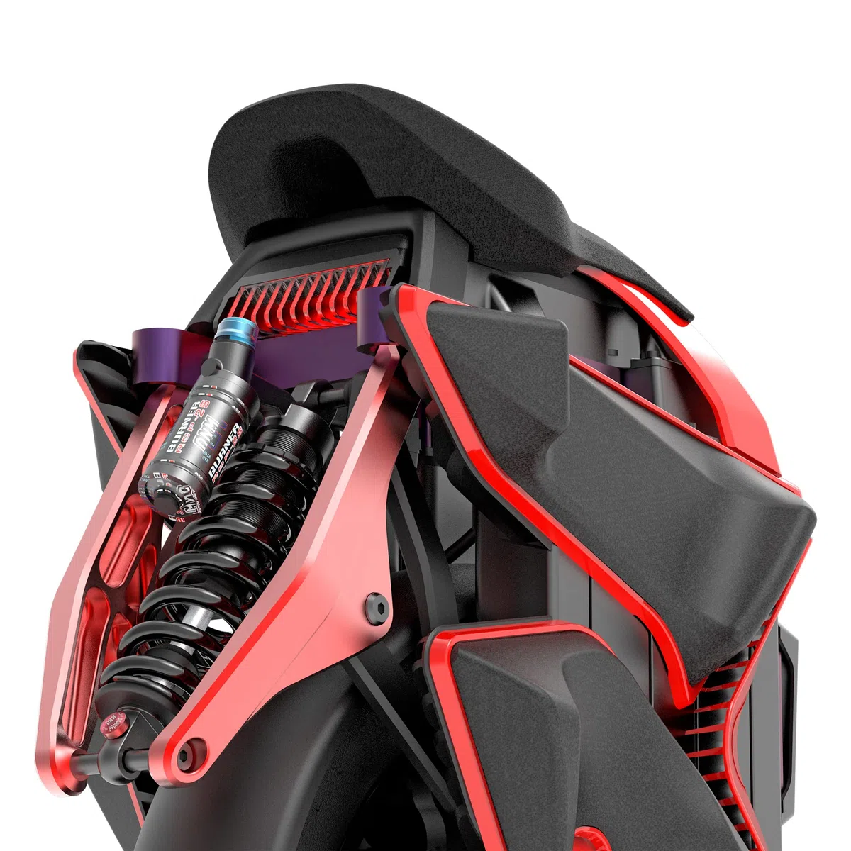 Gyroroue Kingsong S22 Eagle Noir et Rouge