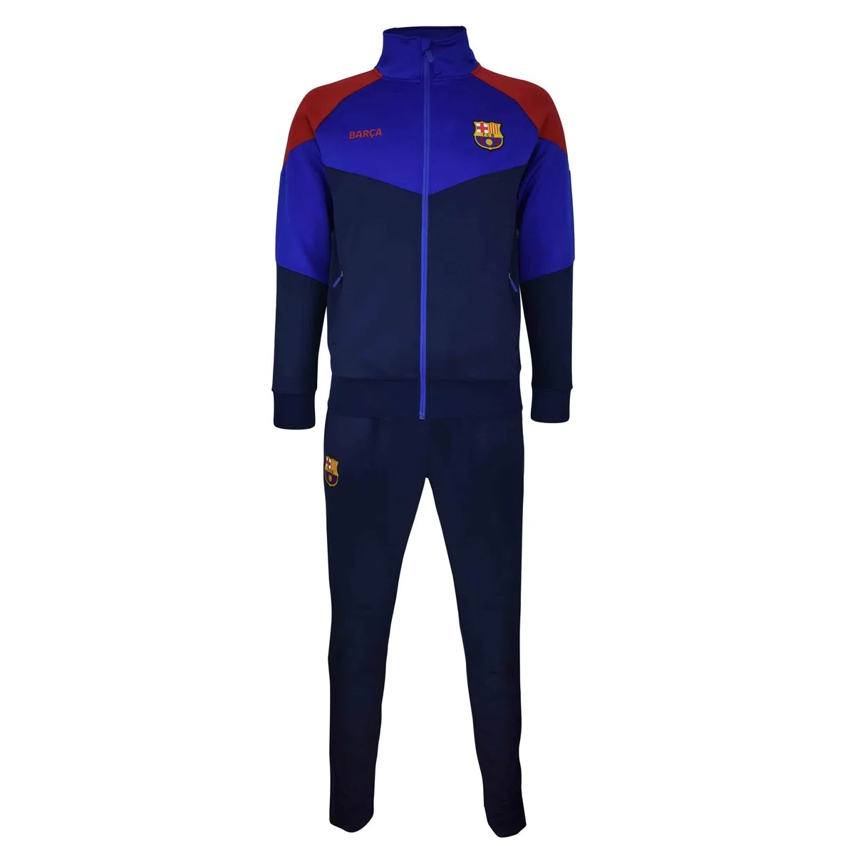 FC Barcelona – Chándal Oficial Barça Triangle – Adulto – Talla XL – 95% Poliéster 5% Elastano