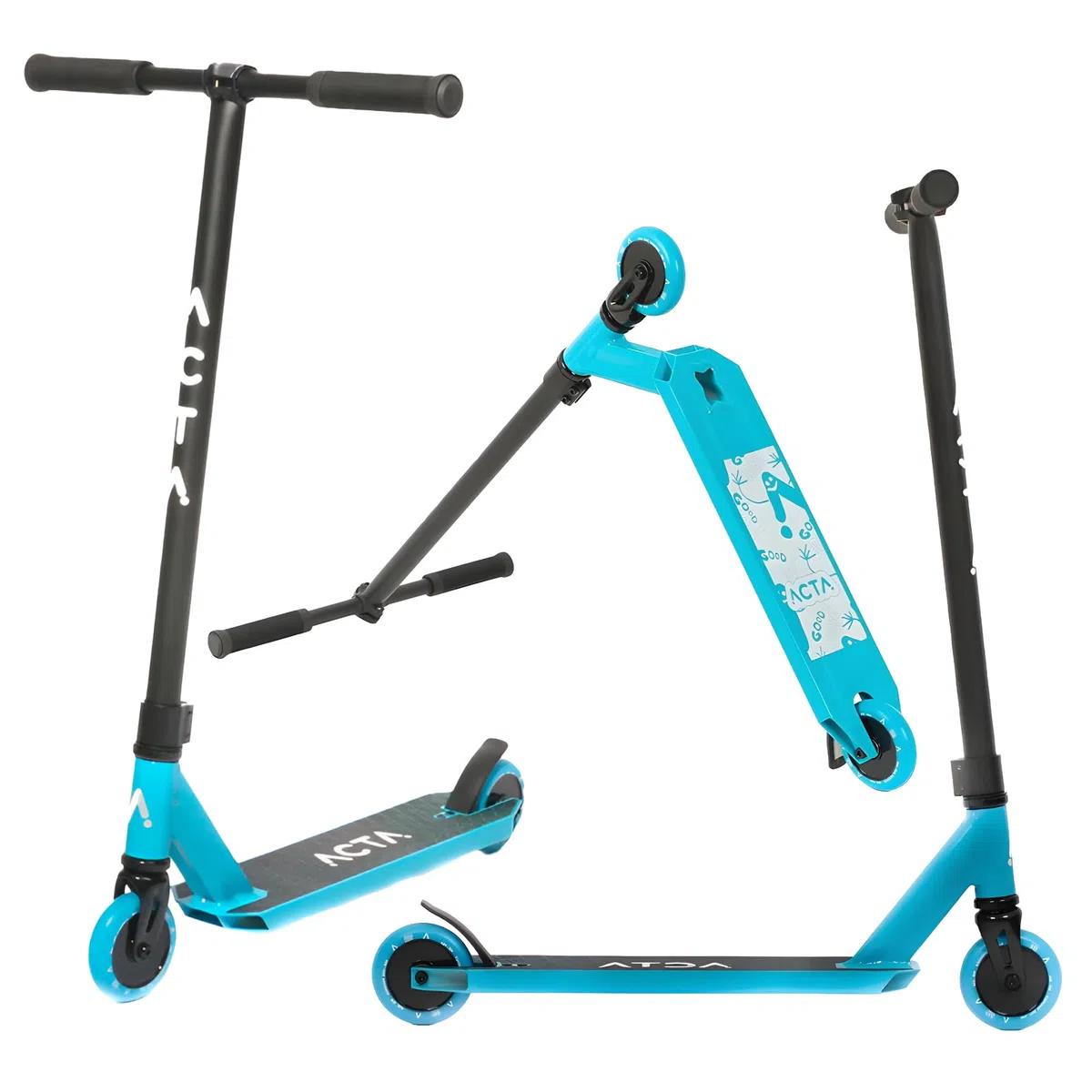 ACTA Patineta Freestyle - Modelo FS - Azul | Compresión HIC - Ligera y Polivalente