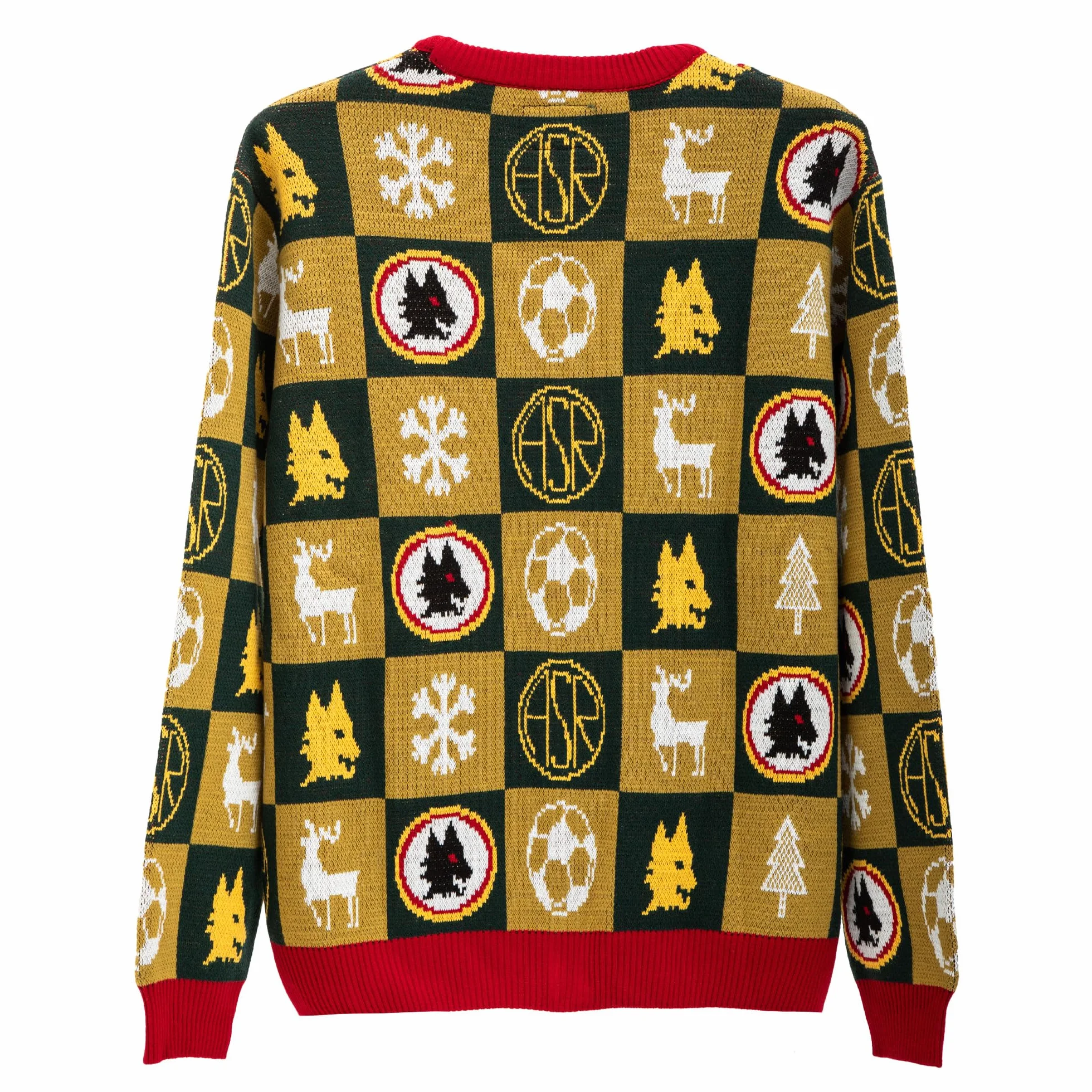 AS Roma As Roma Christmas Cardigan Suéter cárdigan Unisex Adulto (Pack de 1)