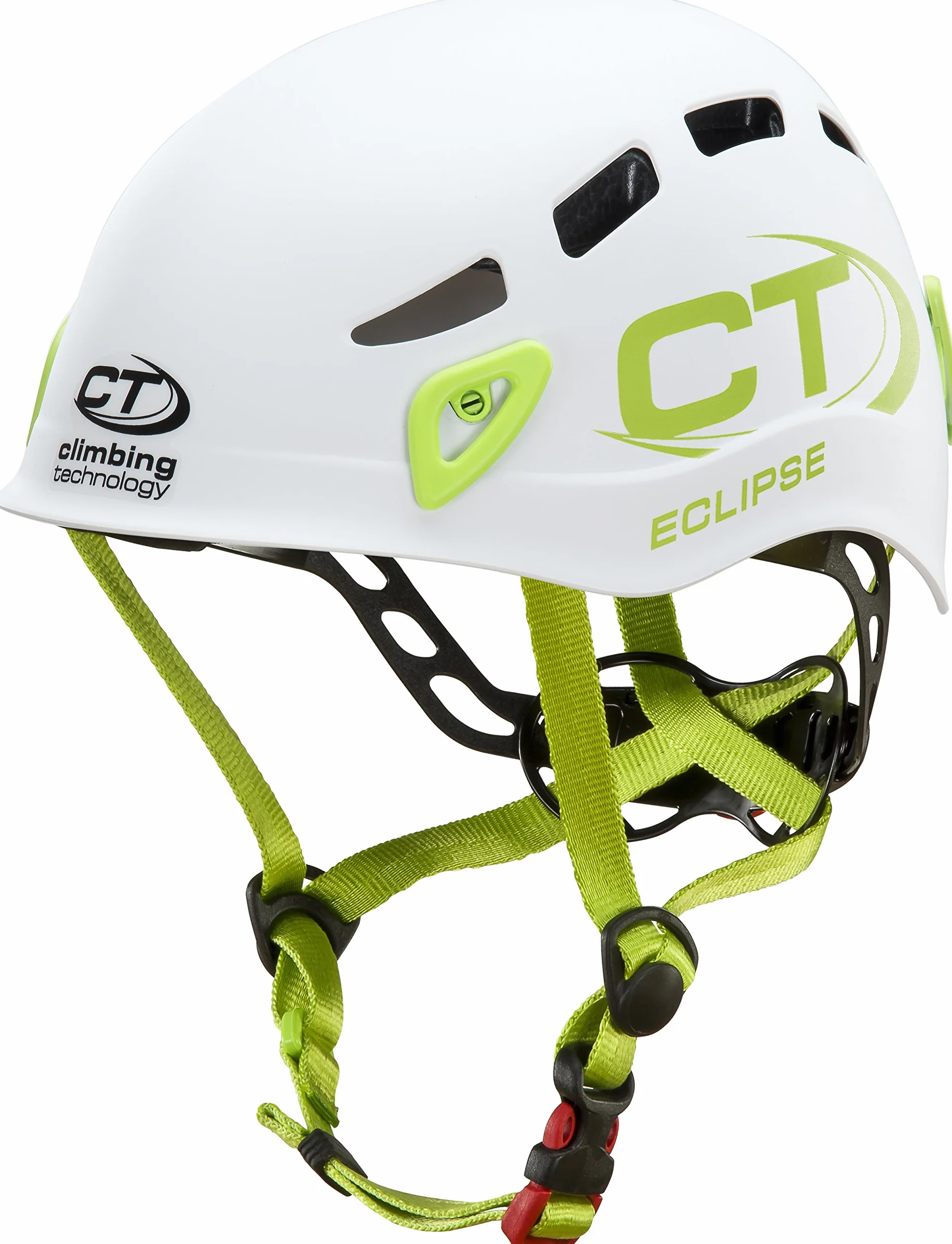 Climbing Technology Eclipse 6X95907AAF0CTST Casco, Blanco, Ajustable 48-56 cm