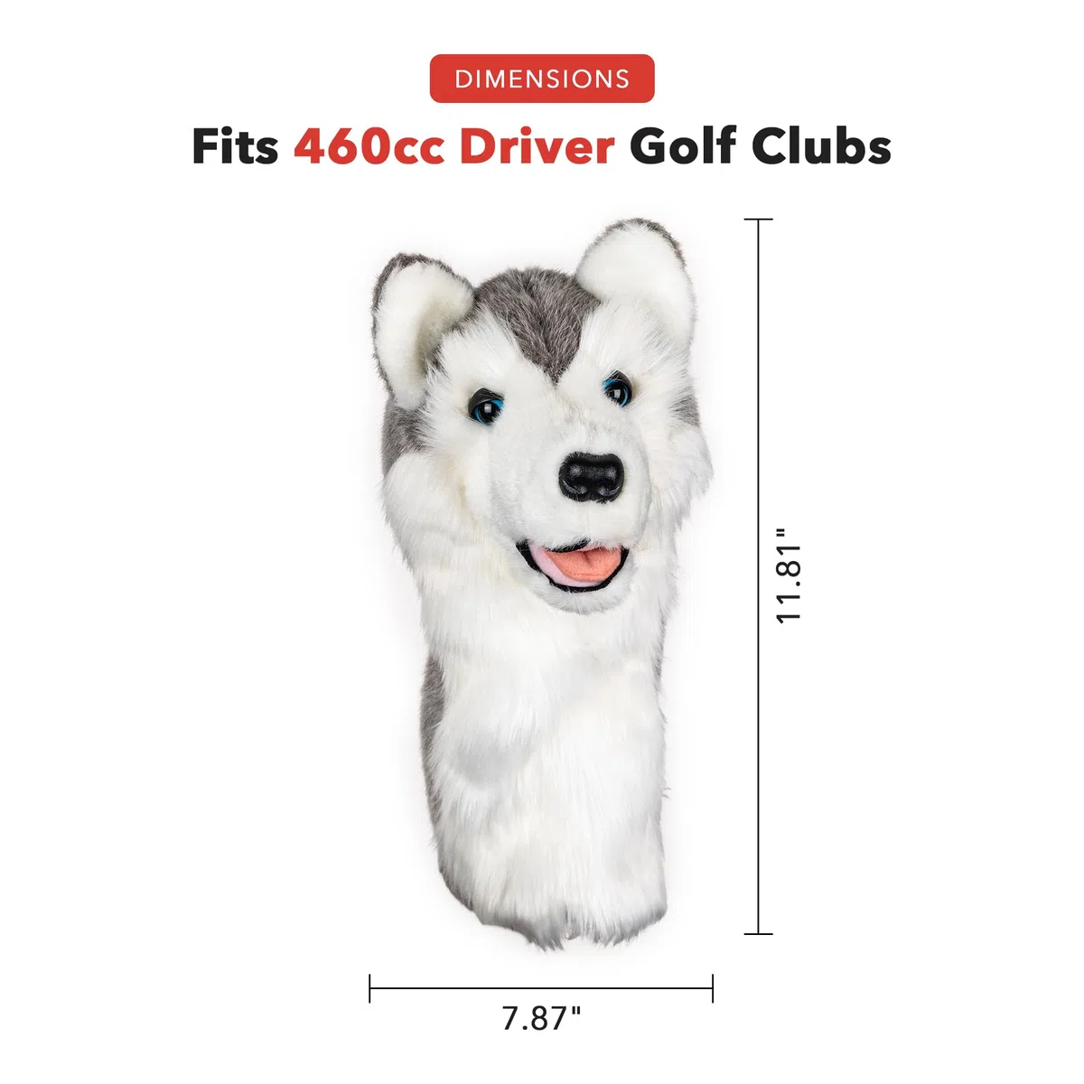 Daphne's Husky - Funda Creativa para Palos de Golf