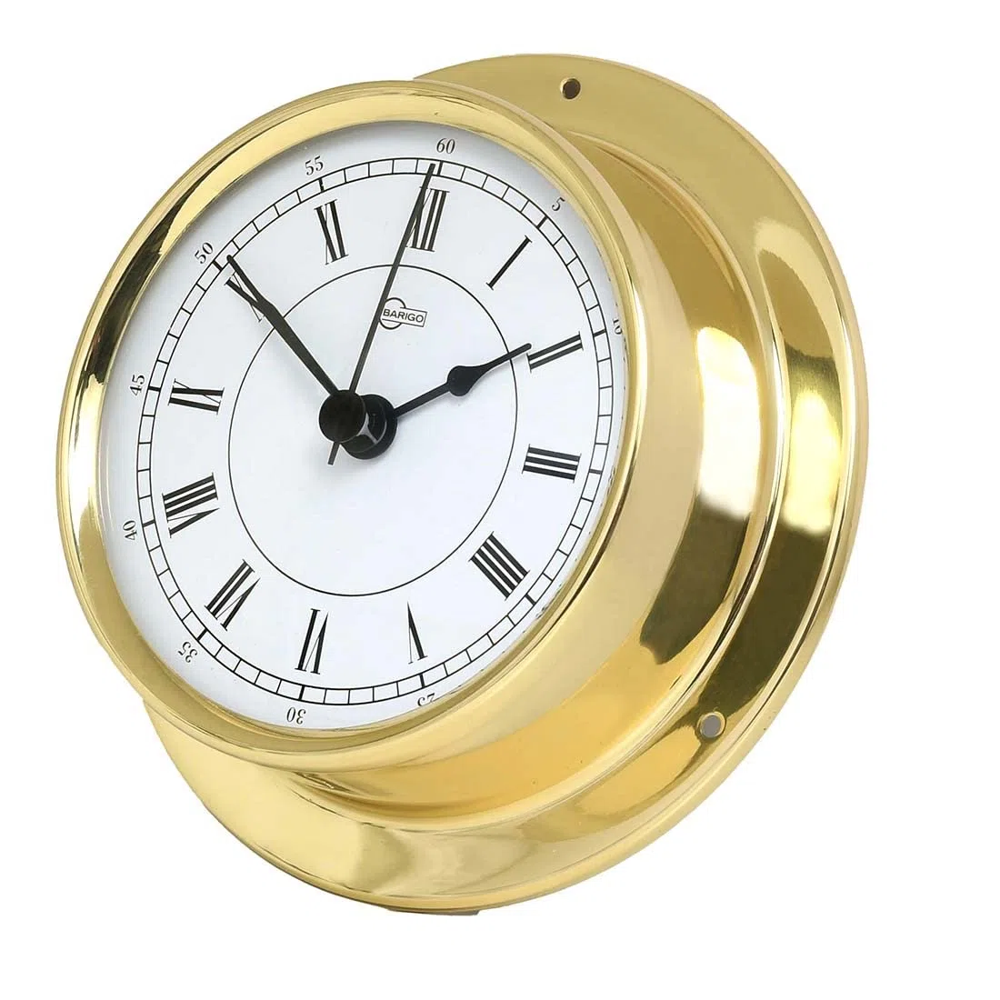 Barigo Cabin Equipment Reloj de barco Tempo latón pulido 110mm