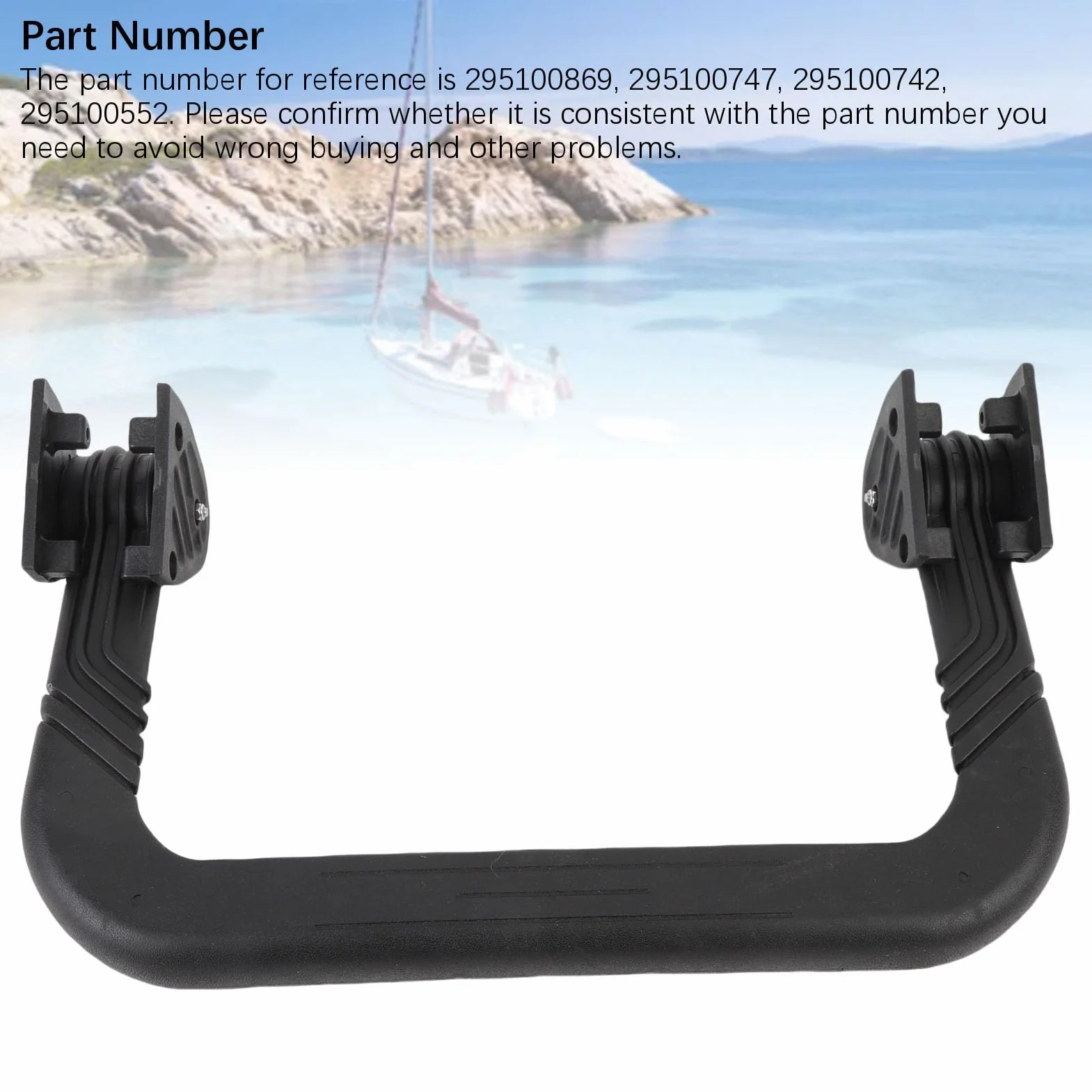 Paso de Escalera de Embarcación de Embarcación, 295100869 Escalera de Abordaje de Resorte Retráctil para Compatible con Seadoo GTR, GTX, RXP, RXT, RXTX, Wake Pro