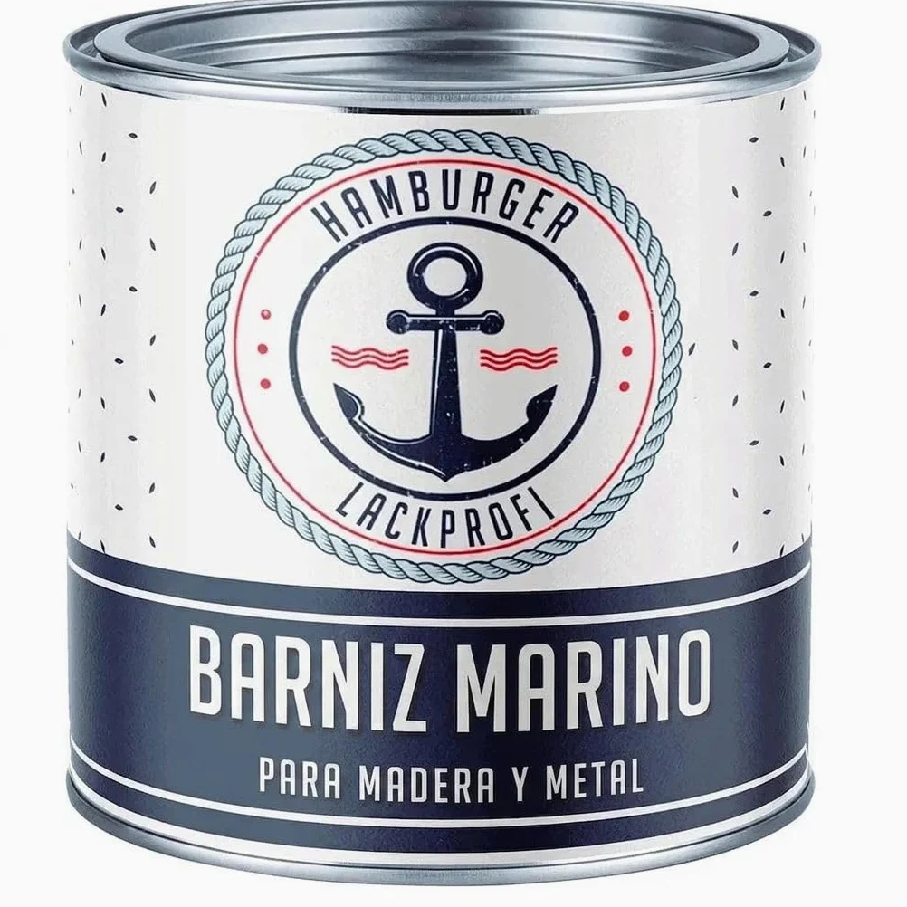 Barniz marino 2K mate gris cemento RAL 7033 gris para GFK/plástico/poliéster barniz de yate pintura náutica (1 L) Hamburger Lack-Profi