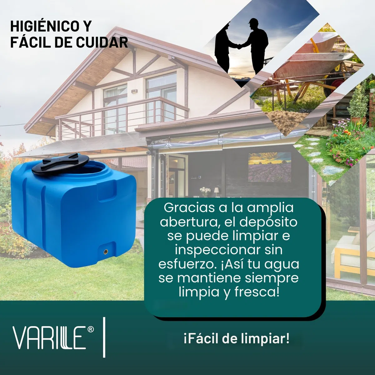 Varile Depósito de Agua Potable de 200 l