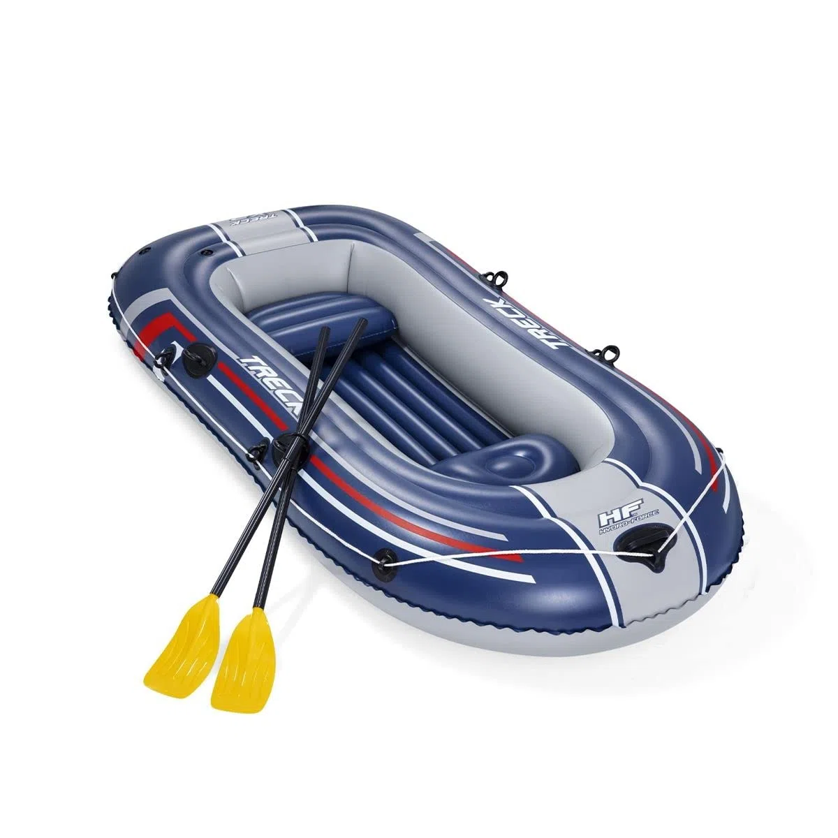 Bestway Hydro-Force - Barca raft naviga para 2 personas, con remos y bomba de pie