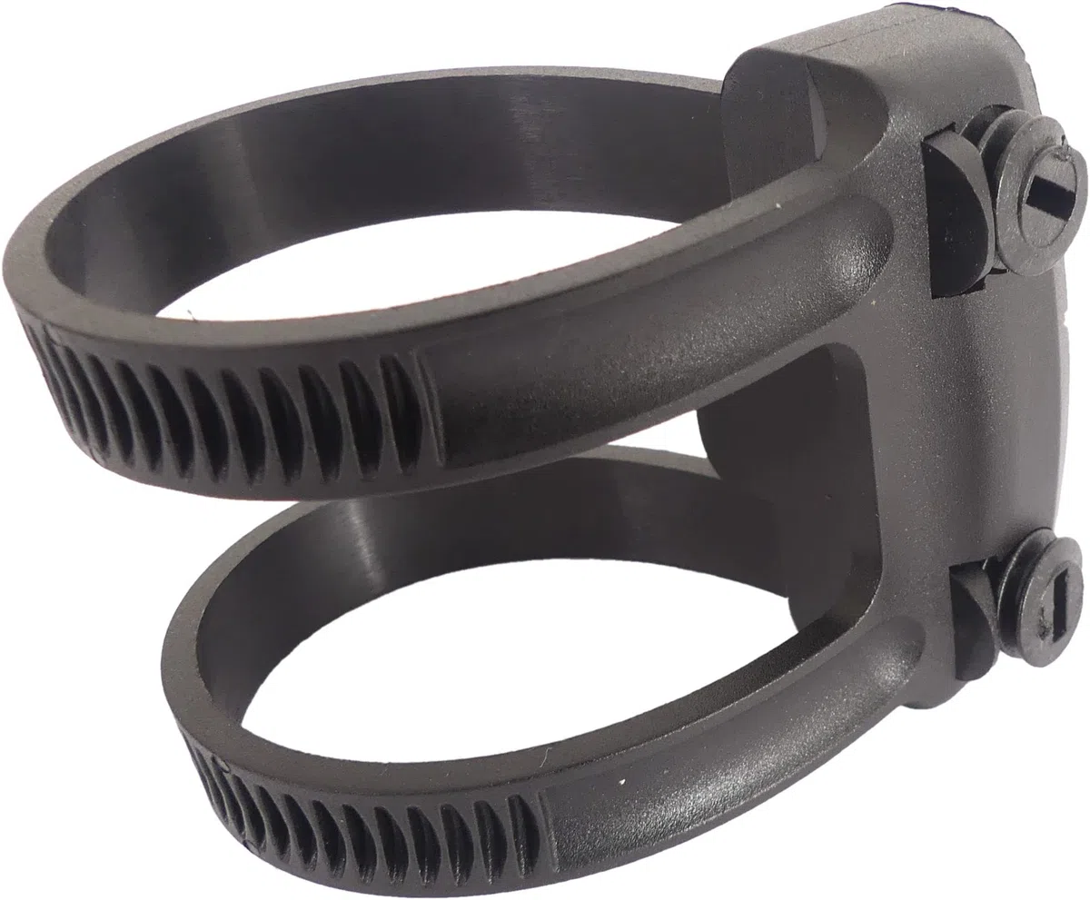 Edge Juego de montaje para candado de anillo Flexmount, adaptador universal, juego de fijación, tiras de montaje
