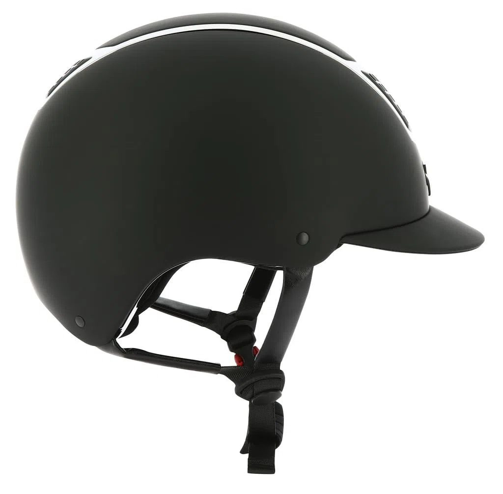 Ekkia EQUITHÈME Airy - Casco de equitación, color plateado y negro