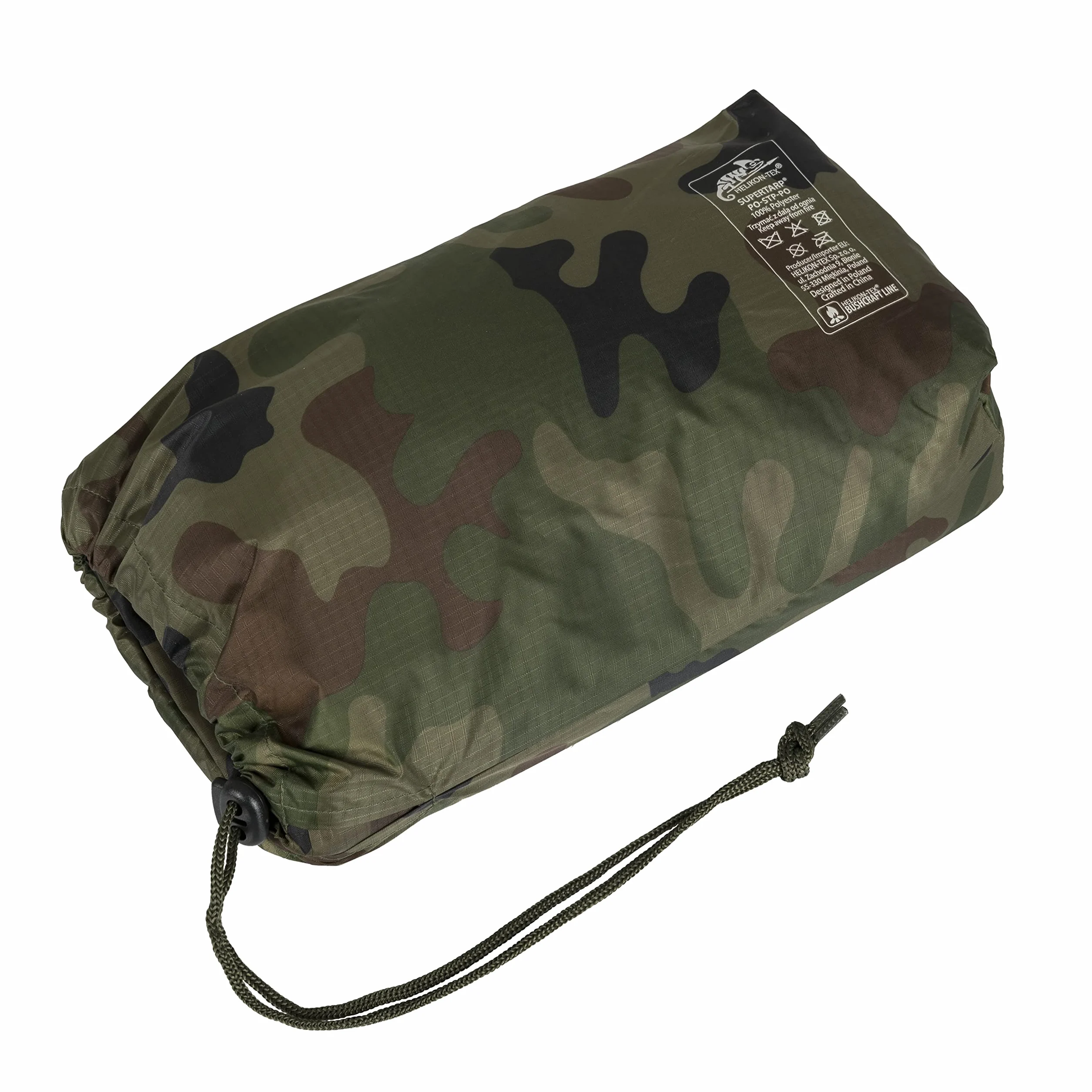 Helikon-Tex Supertarp Polish Woodland, línea Bushcraft