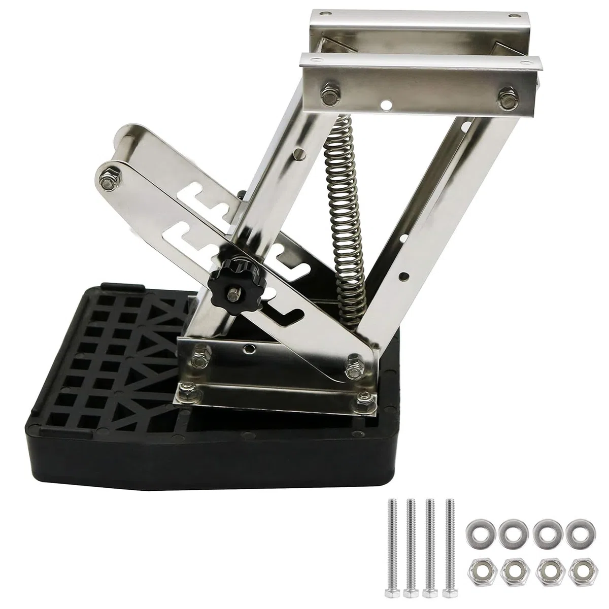 Soporte de Motor Fueraborda,Accesorio Ajustable para Embarcaciones,Acero inoxidable,Carga máxima 20hp,para Yates Lanchas Rápidas