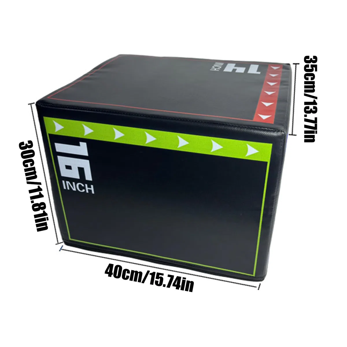 Jump Training Box-30 cm antideslizante pliométrico, paso de entrenamiento a prueba de golpes, equipo de fitness resistente al desgaste | de entrenamiento duradera para Home Gym Cardio Agility