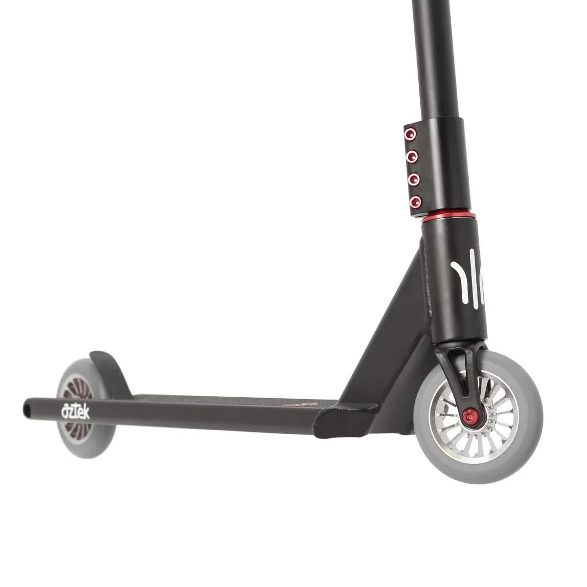 Aztek Complete Street Stunt Scooter de altura disponible en 85, 87, 89, 94 cm, I Park I Hybrid I Trick I Tret I Roller (negro, Architect H = 87 cm)
