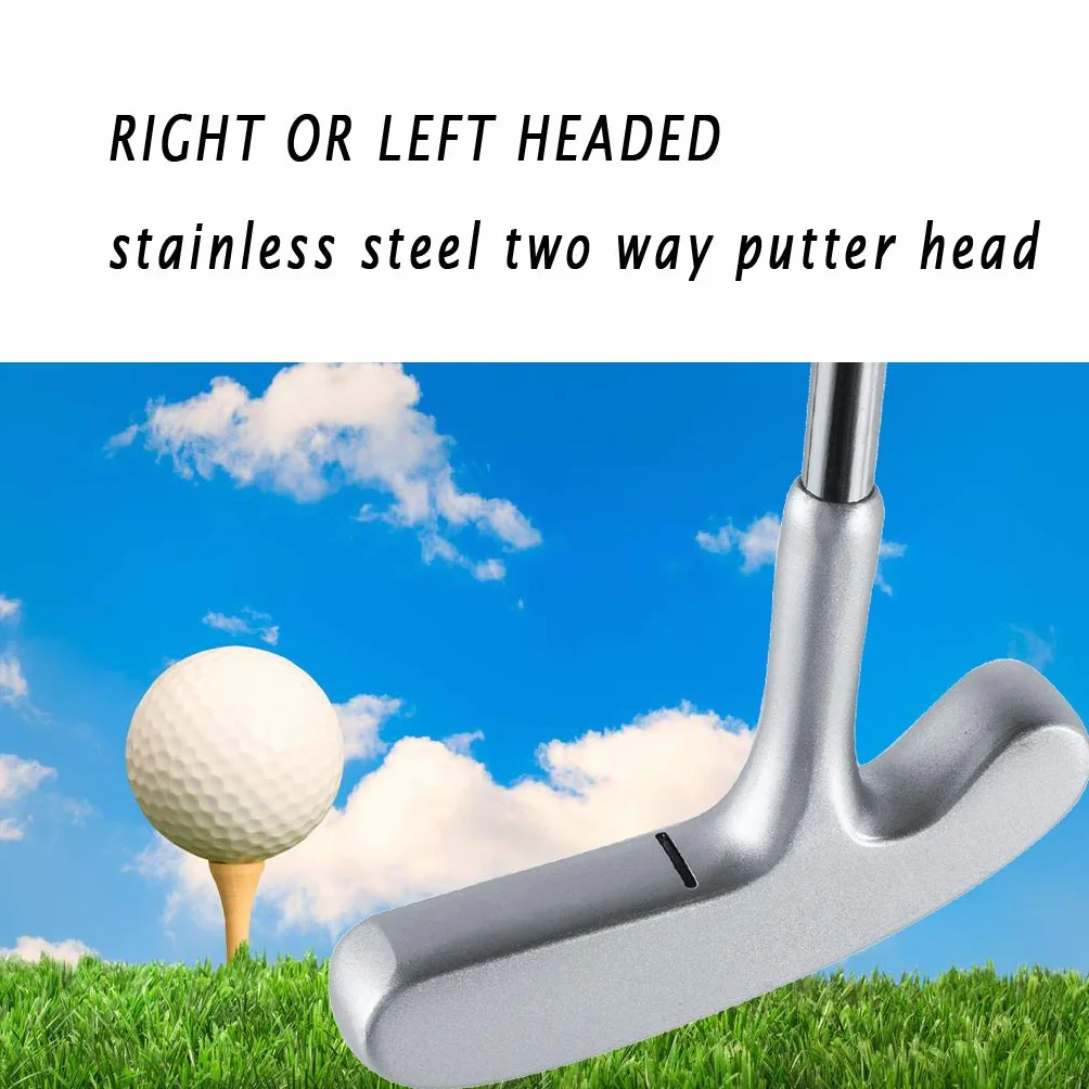 LEAGY - Putter de Golf clásico y Atemporal de 35 Pulgadas de Longitud - Cabeza de Dos vías Estilo Putt y Agarre de Goma Premium para golfistas diestros o Zurdos