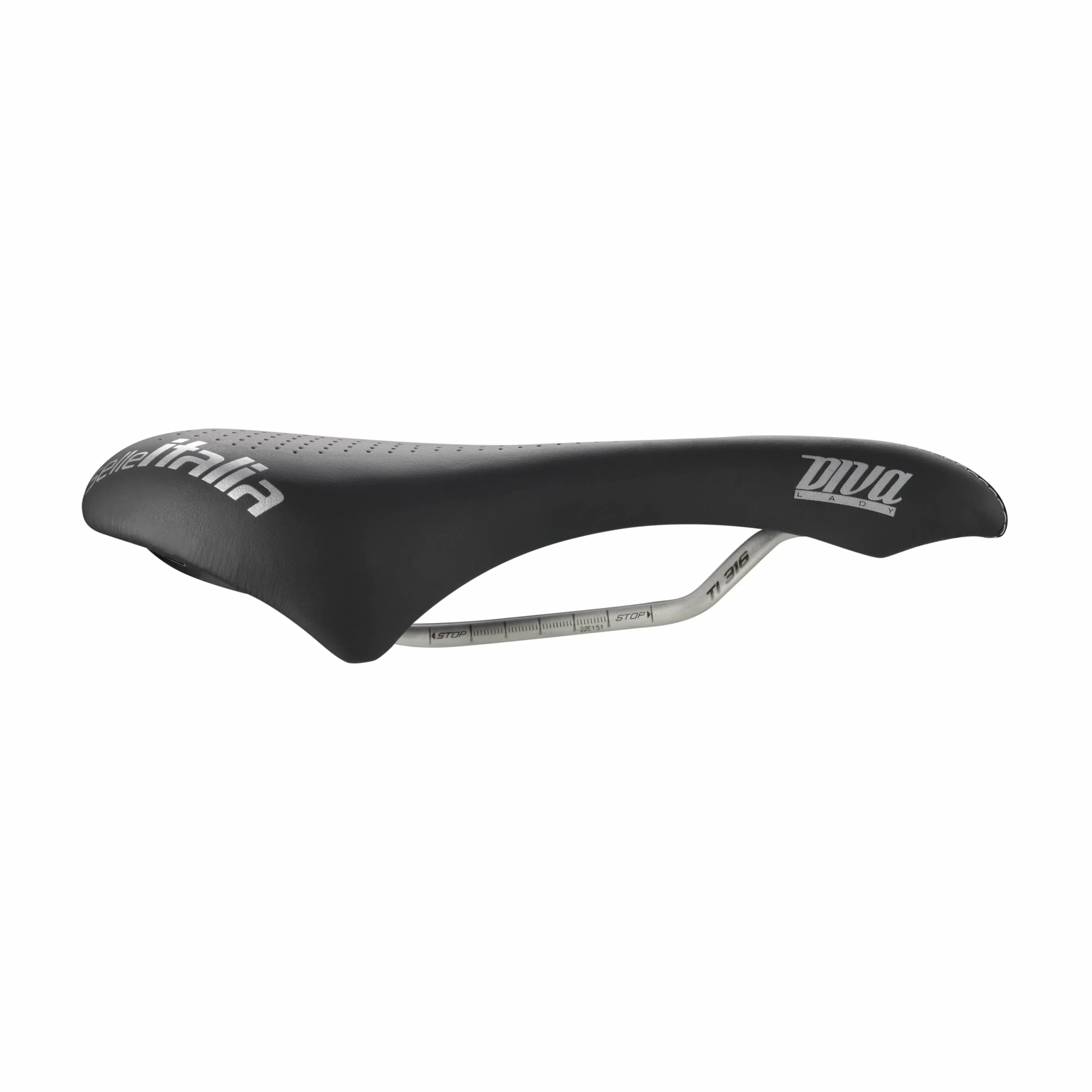 Selle Italia Women's Diva Gel Ti316 Superflow Saddle