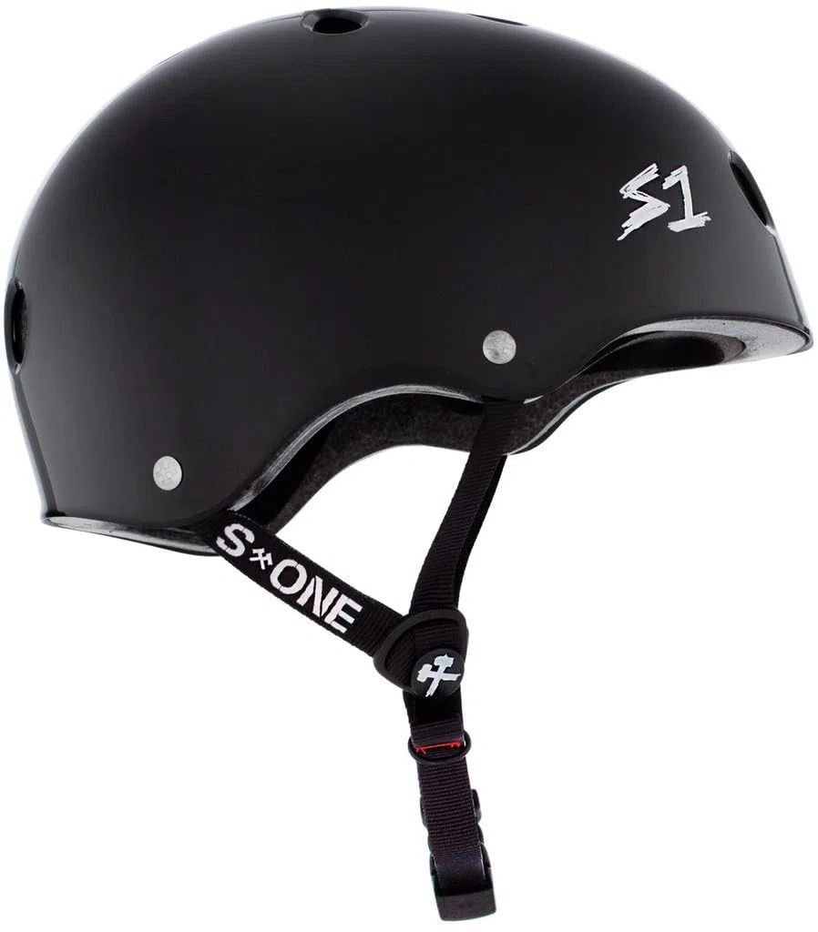 S-ONE Protection | Casco Helmet Lifer Black Gloss | Talla L | Color Negro