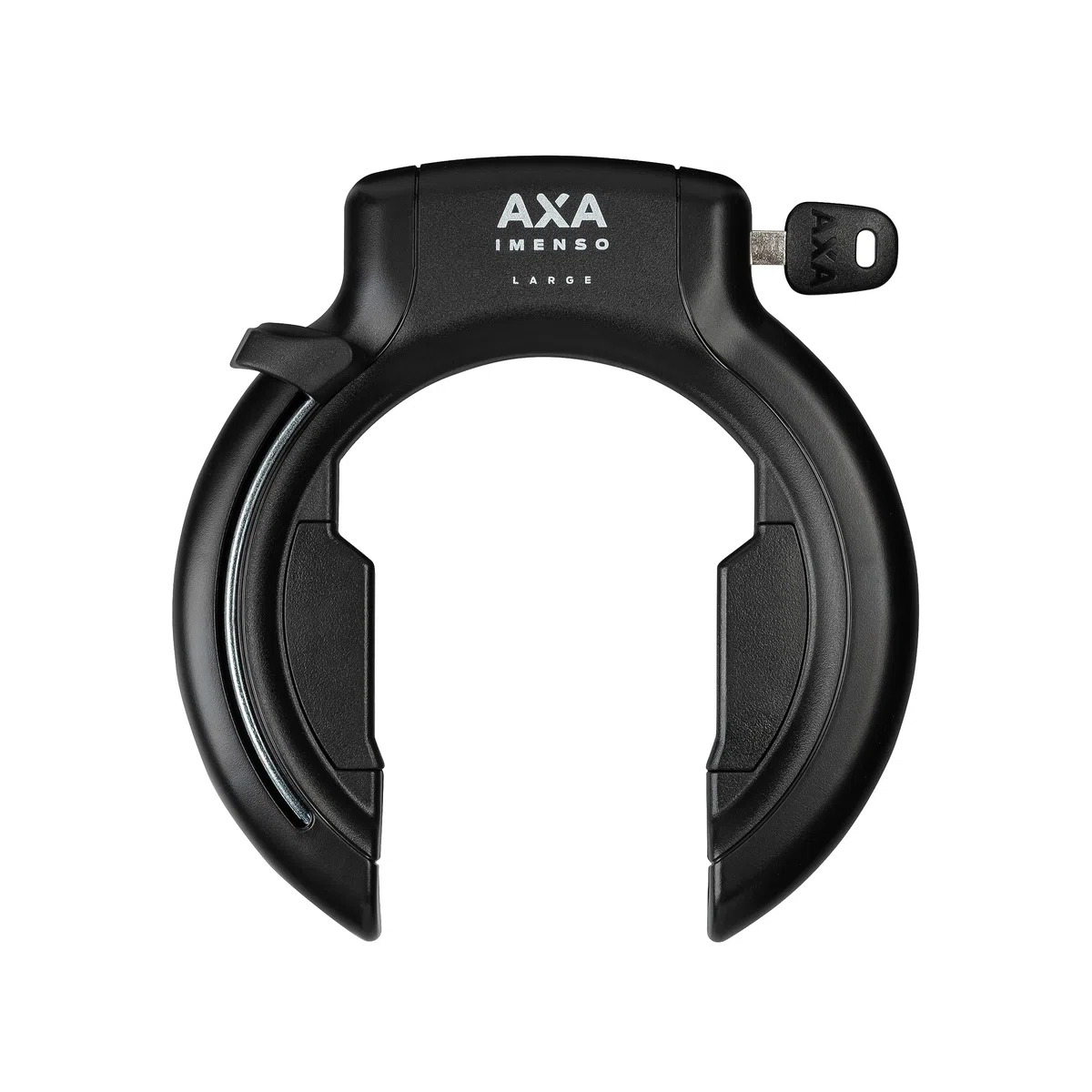 AXA Imenso Large Retractable – Candado para bicicleta – Marco – Nivel de seguridad 12 – Combinable con cerradura de embutir – 75 mm