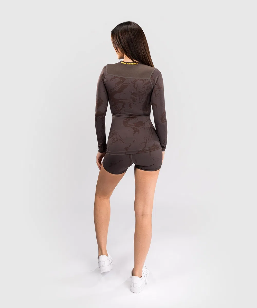 VENUM Fight Week Women's Performance Long Sleeve Rashguard Camisa de Guardia erup Mujer