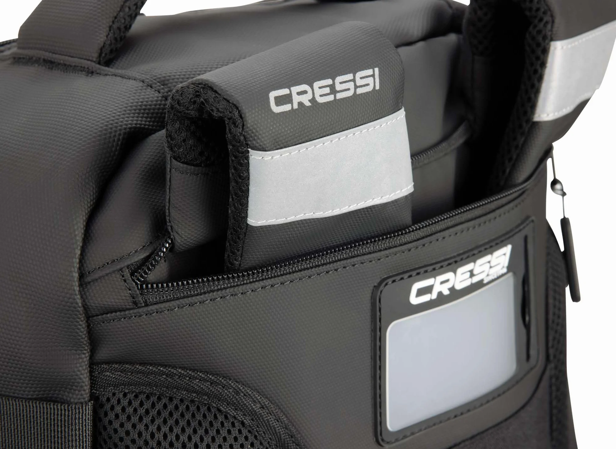CRESSI Premium Backpack/Dry - Compact, Lightweight, Sporty and Waterproof Leisure Backpack, Black, Unisex