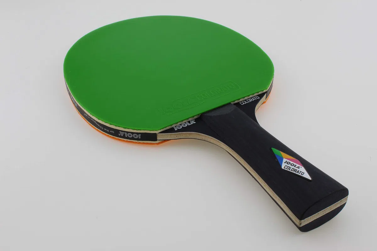 JOOLA Colorato Tischtennis-schläger - Raqueta diseño Atractivo – 5 Capas de Madera contrachapada Especial encolada. Unisex Adulto