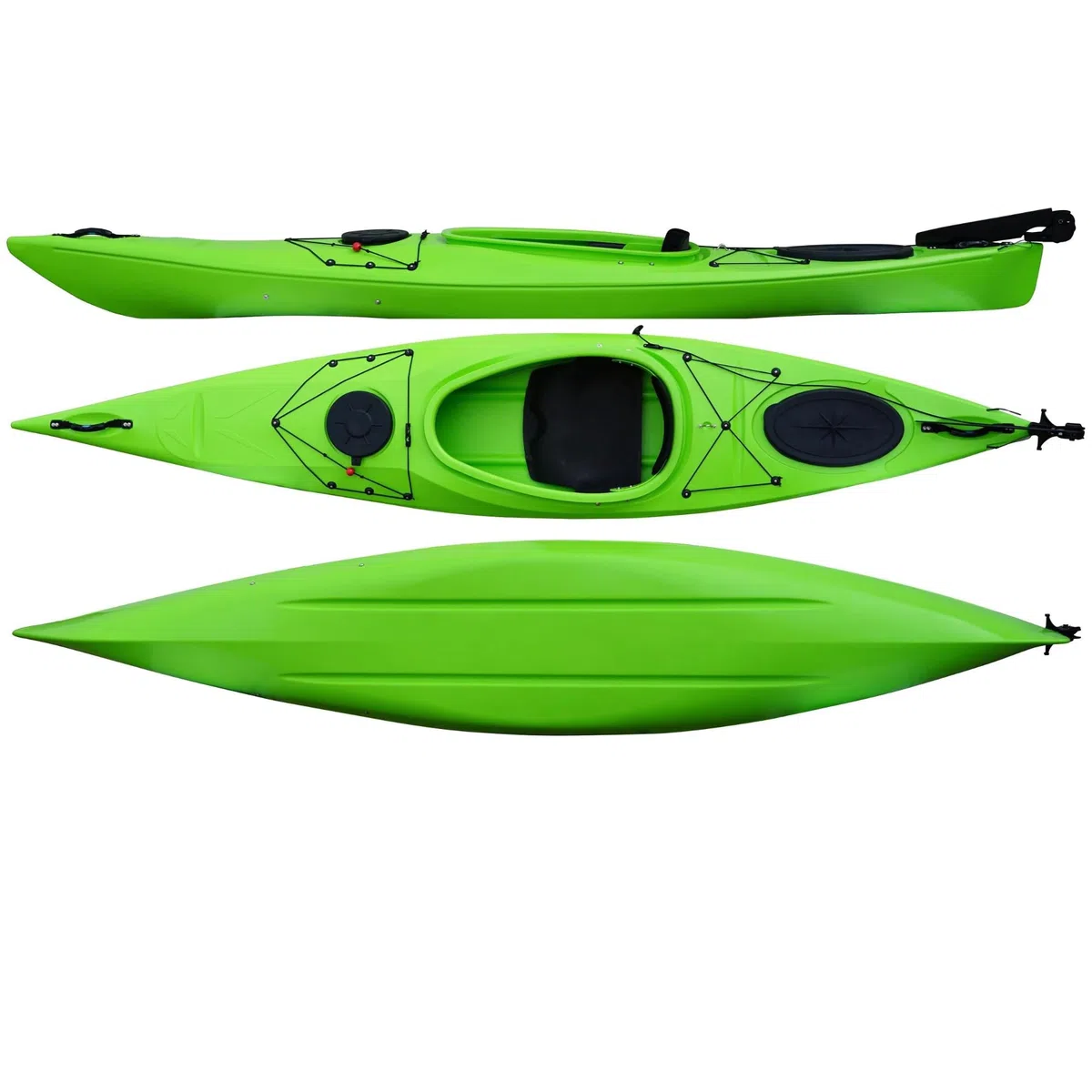 Cambridge Kayaks ES, Adventura 350, Turismo, Verde, Rigido