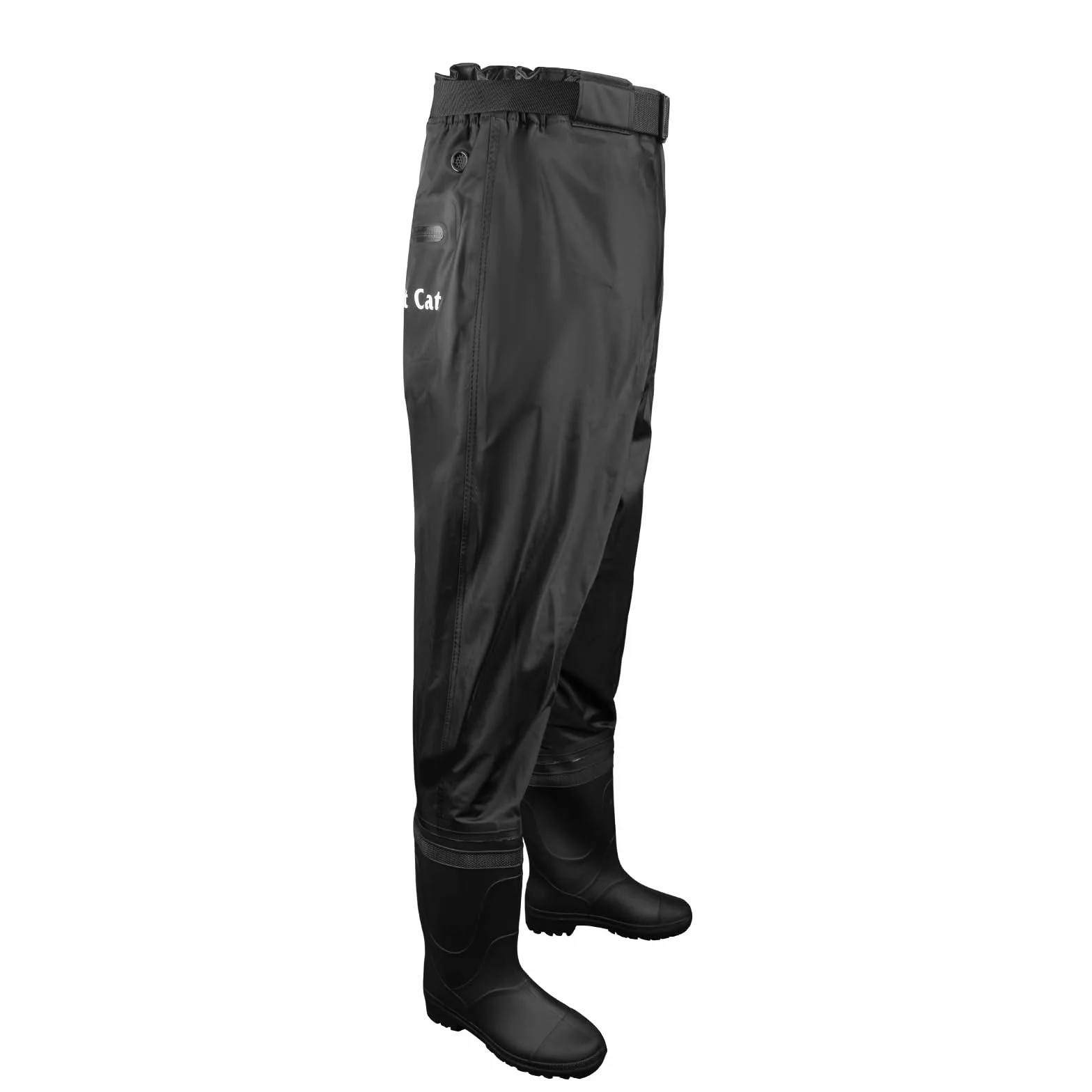 Night Cat Vadeadores para Hombre Impermeable: señoras Mujeres Aves zancudas con Botas Transpirables para Pesca Pesca Pesca Agua Canoa Kayak río Senderismo Negro