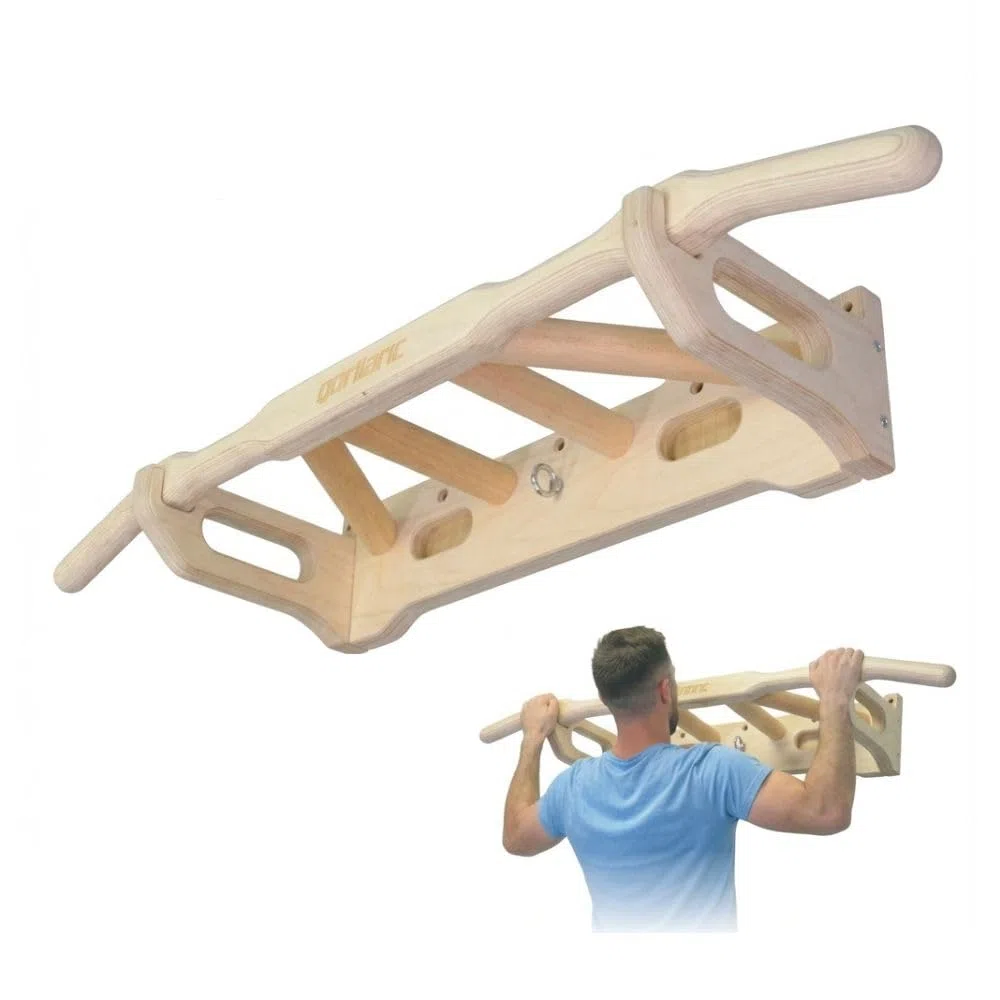 Gorletic - Barra de Dominadas Titan Pared sobre Puerta, Pulls up Bar, Múltiples agarres| Montaje Fácil | Antideslizante | Hasta 130 kg