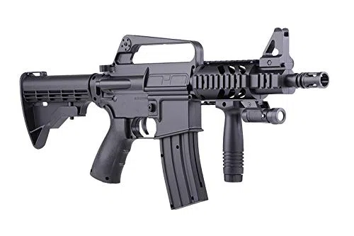 Well Airsoft CQB 16-A5 - Rifle para Airsoft,con Muelle,de Recarga Manual (0,5 Joule) - con Accesorios