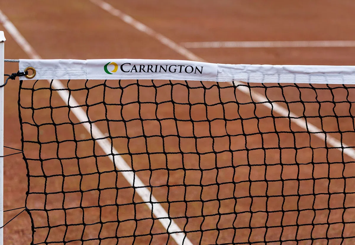 Red de Tenis Club Torneo de 3 mm – Red Especial Tierra Batida con una Banda no ensuciada