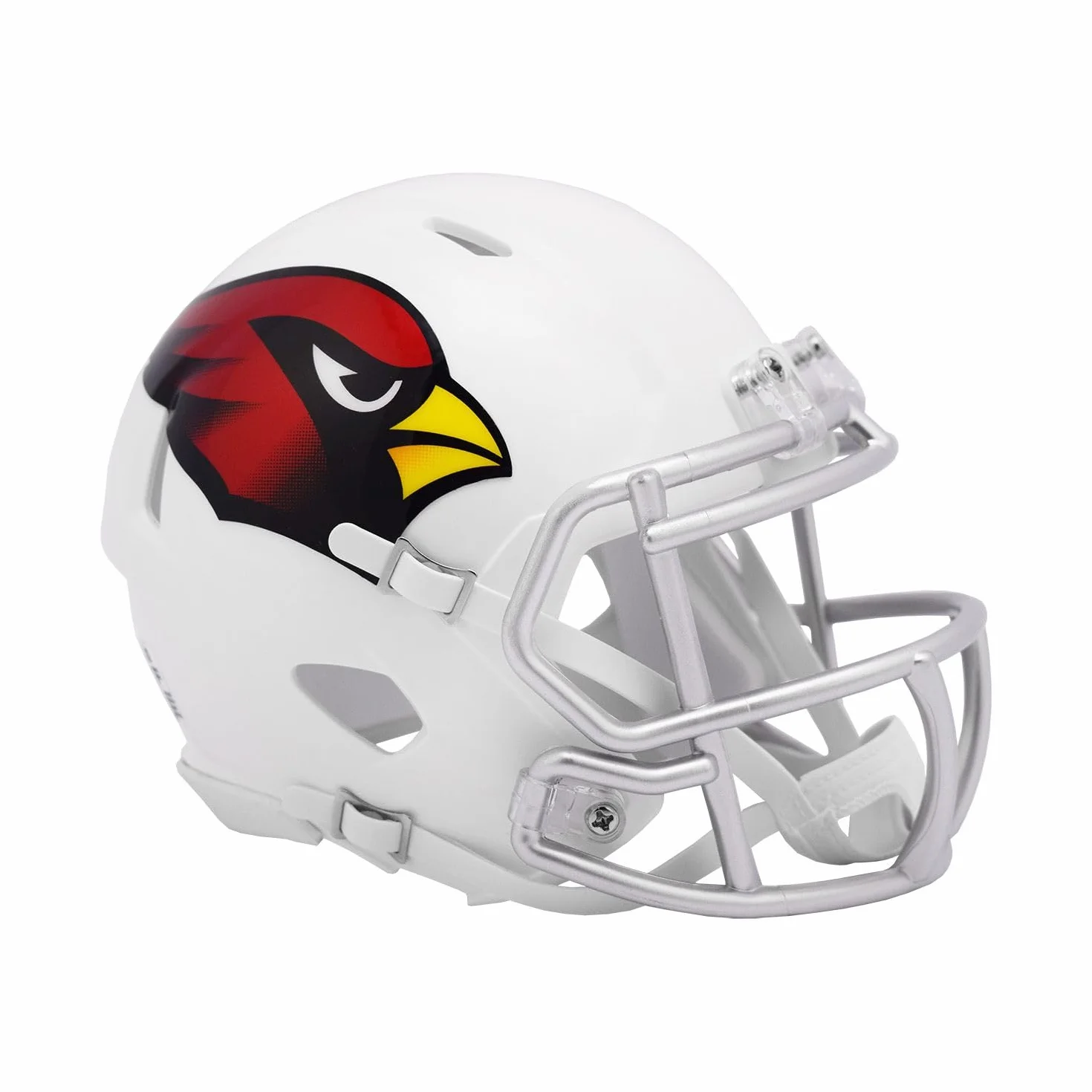 Casco de fútbol Riddell SPEED MINI NFL Arizona Cardinals - Blanco, Unisex-Adulto, One size (5 pulgadas = 13 cm), Plástico, Fans del fútbol americano
