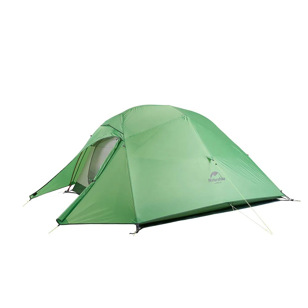 Naturehike New Cloud-up 3 Personas Tienda Mejorada Tienda de Doble Capa Tienda de campaña Tiendas de Senderismo(210T Verdo Actualización)