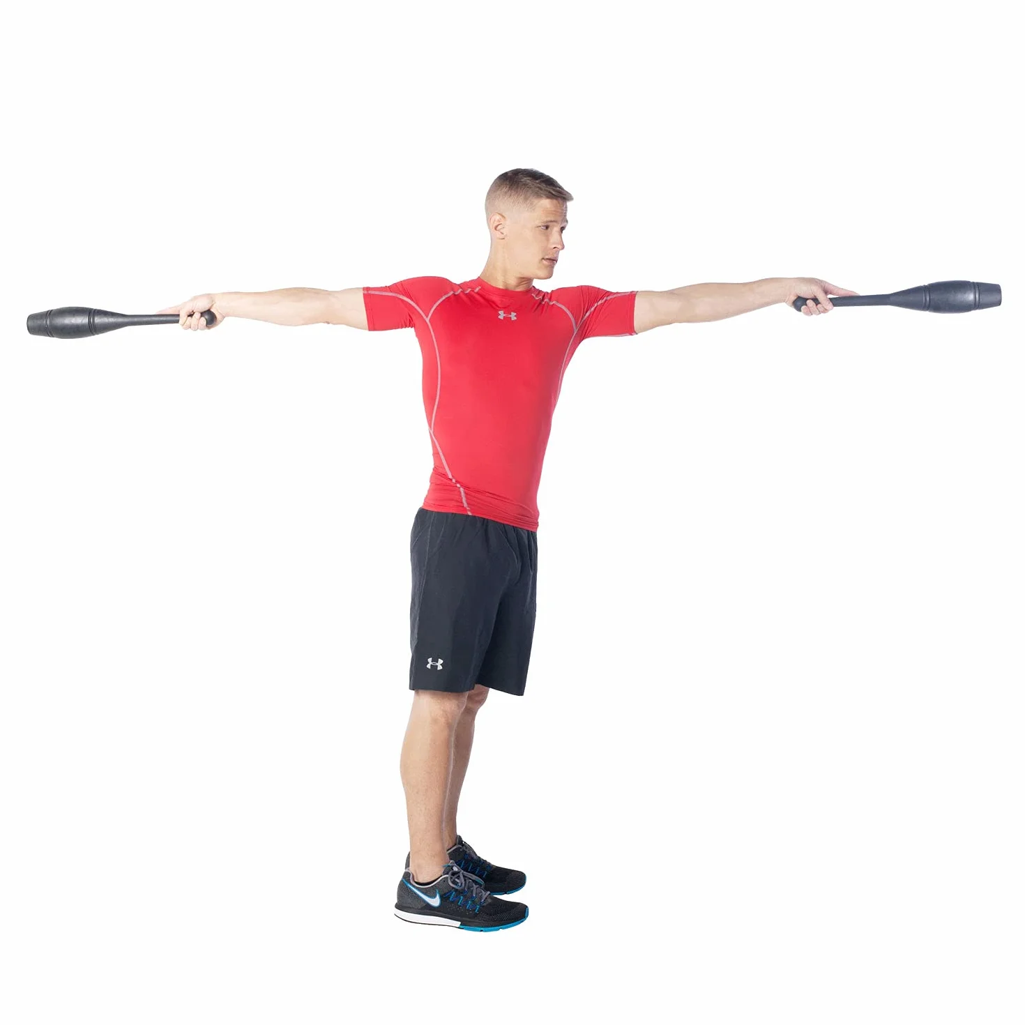 Ultimate Body Press Indian Clubs 1lb, 2lb and 3lbs Pairs