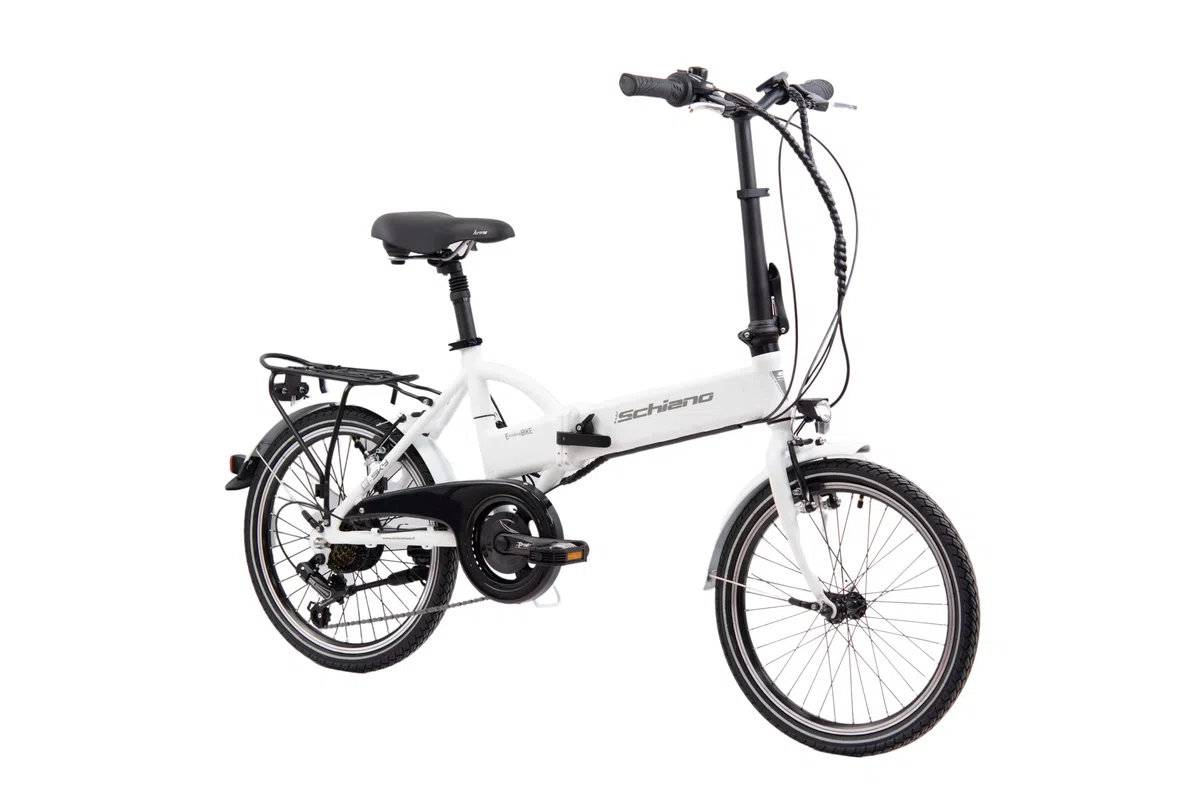 F.lli Schiano E-Sky, Bicicleta Electrica Plegable, 20", Batería 36V 7.8Ah Extraíble, Motor 250W 40Nm, Bici Electrica Urbana, Unisex Adulto