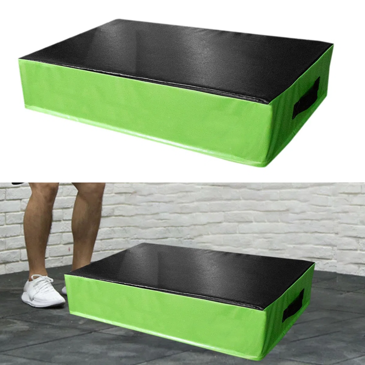 rockible Cajón de Salto pliométrico Multiusos para Gimnasio en casa, para protección del Suelo, Espuma Suave, Antideslizante, Ligero, para Entrenamiento de