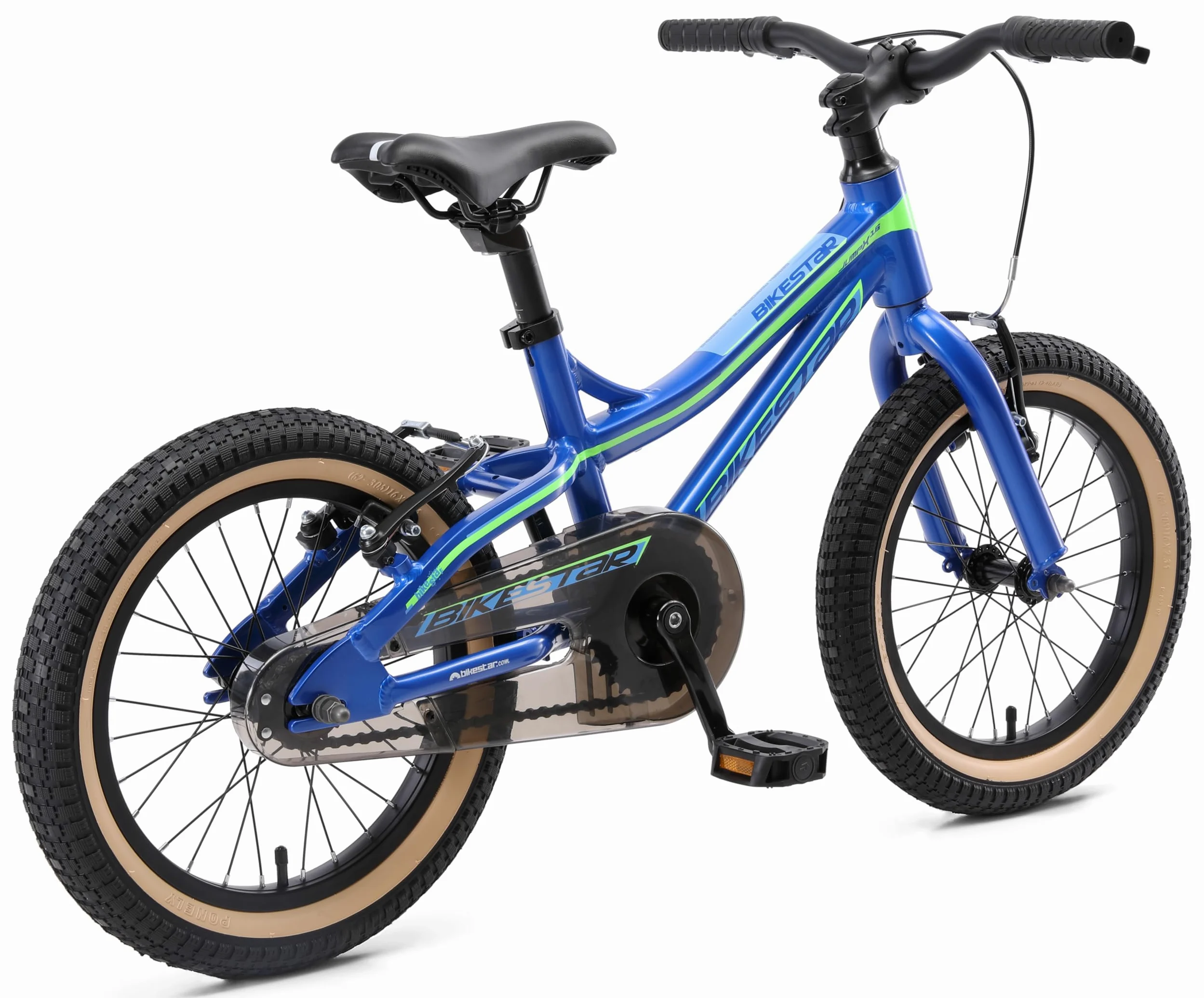 BIKESTAR Bicicleta Infantil Aluminio para niños y niñas a Partir de 4 años | Bici 16 Pulgadas con Freno en V | 16" Bici de montaña |
