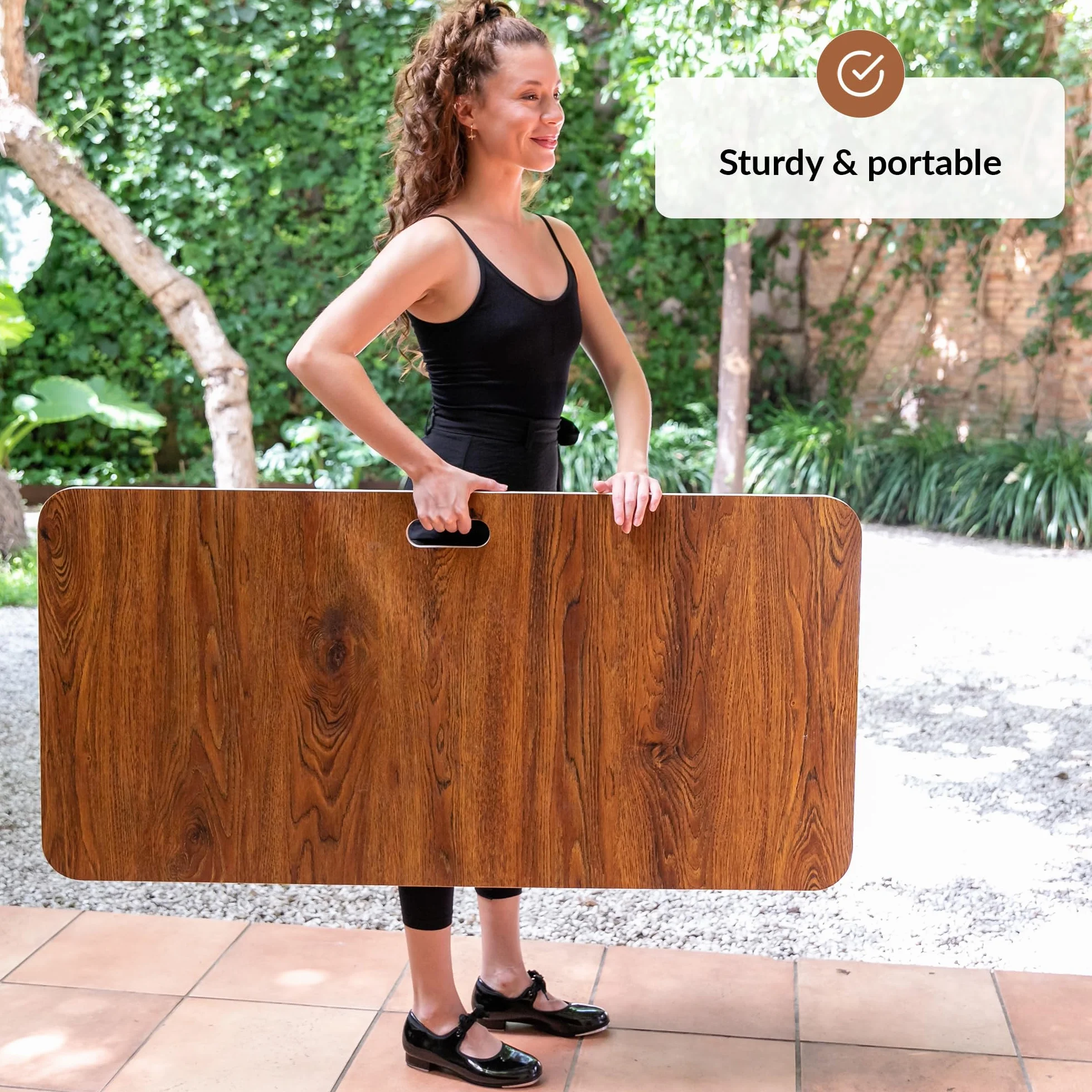 Tablón para Tap Dance | Tablón de Baile Tap Portátil | Suelo de Baile Acolchado para Cualquier Superficie | Suelo de Práctica para Tap Dance para Casa y Estudio | Ideal para Bailarines Percusivos