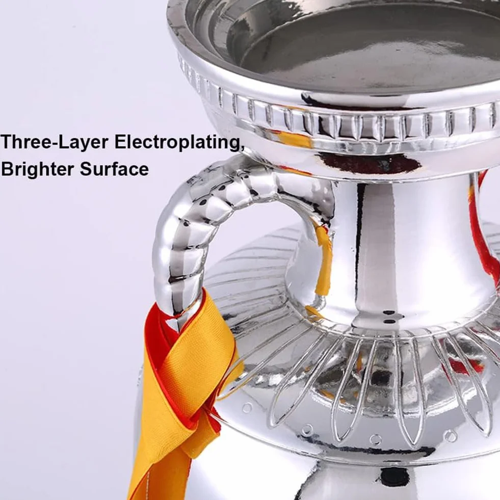SWAYVES Réplica de Copa Delaunay, Trofeos de Fútbol, ​​Trofeo de Campeonato Europeo,Ccionables para Fanáticos, Escaparate de Exhibición de Resina para Oficina, Recuerdo/32Cm