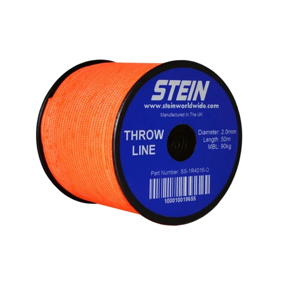 Stein Kit profesional de línea de lanzamiento con cubo plegable, línea de lanzamiento de 2 mm (naranja) y peso de lanzamiento de 340 g