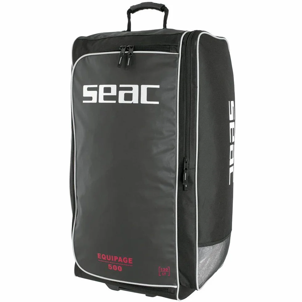 SEAC SUB 8002908432664, Bolsas Con Ruedas Unisex Adulto, Negro, 130 Lt