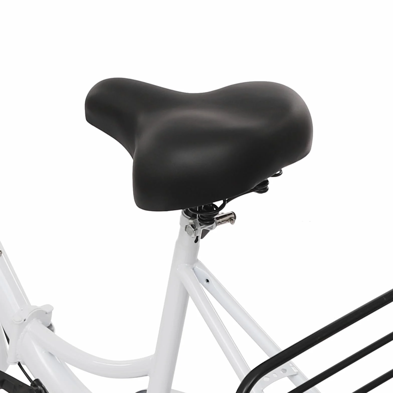Triciclo plegable de 20 pulgadas para adultos, 7 velocidades con cesta de compras, cerradura, freno de disco delantero, freno de tambor trasero, bicicleta de 3 ruedas