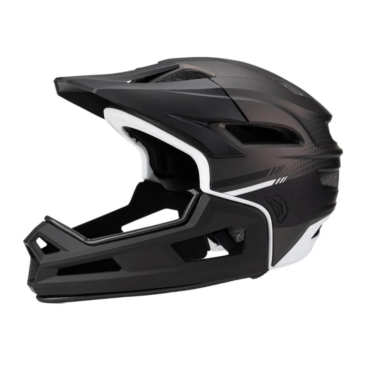 Casco para Bicicleta Ajustable, Casco Integral MTB con Mentonera Desmontable y Ventilación, Casco Bicicleta Adulto para Patineta, Snowboard, Ciclismo de Montaña, para Mujeres y Hombres