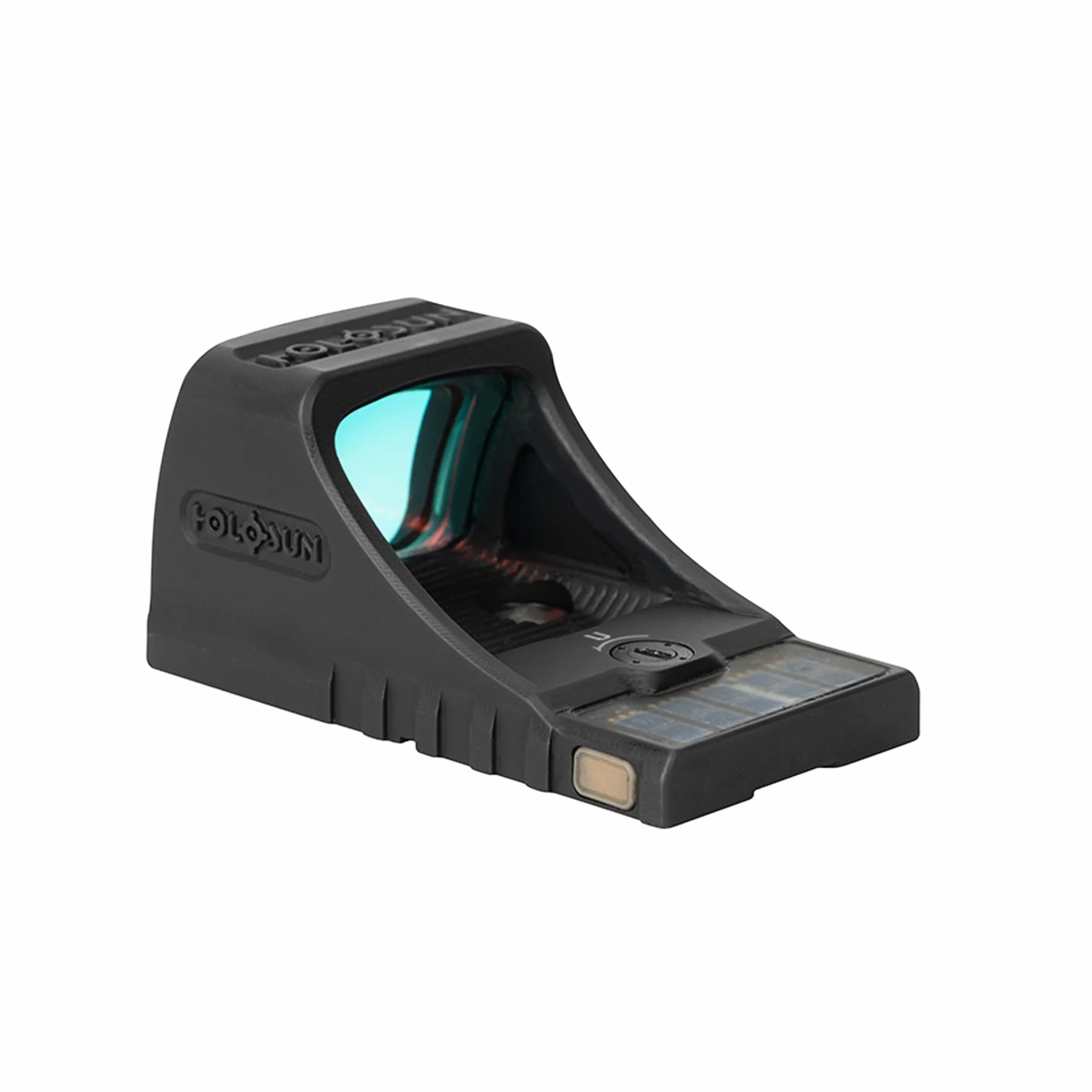 Holosun SCS-MOS-GR 70154184 - Visera reflectante abierta + punto 2MOA intercambiable, panel solar circular 32MOA, color negro, caza, tiro deportivo, airsoft