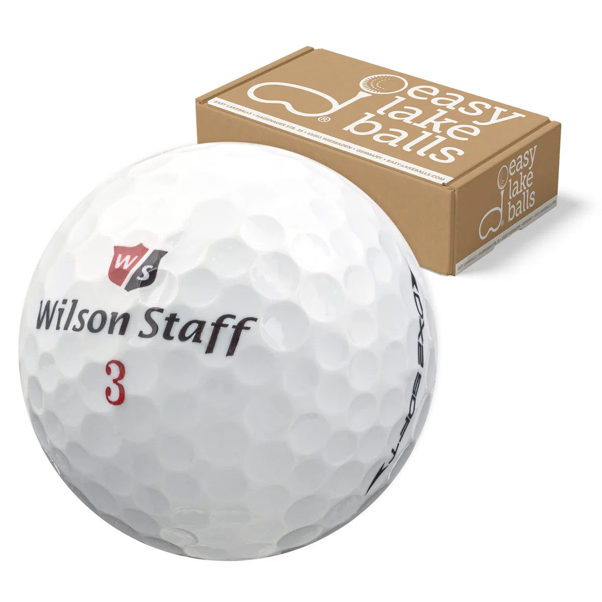 50 Wilson DX2 Soft Pelotas DE Golf RECUPERADAS/Lake Balls - Calidad AAAA/AAA (Pearl/A Grade) - EN Bolsa DE Red