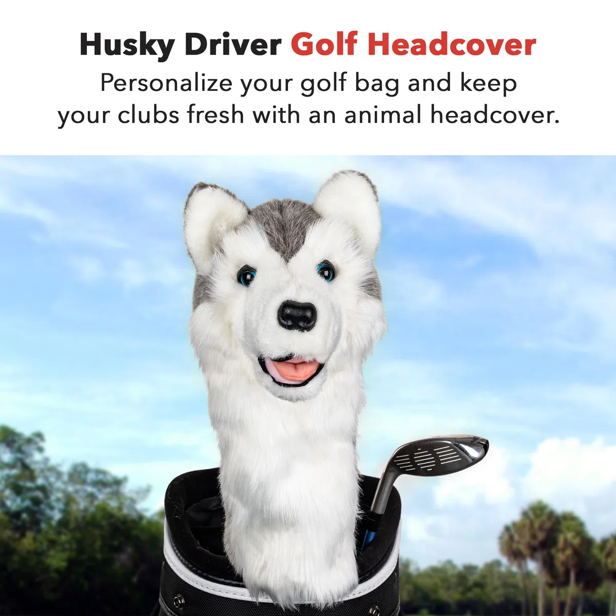 Daphne's Husky - Funda Creativa para Palos de Golf