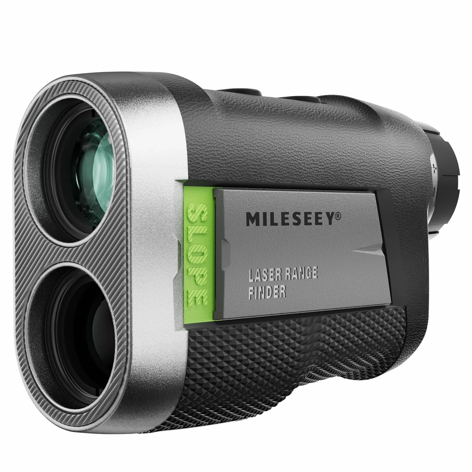 MiLESEEY Telemetro Golf Recargable con Interruptor de Pendiente On/Off, Telémetro Láser Magnético de 1000M Bloqueo de Bandera Vibración para Carrito de Golf, Precisión de ±0,5M
