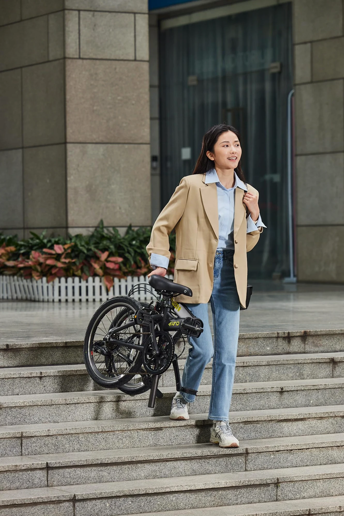 Dahon Hit Bicicleta Plegable para Adultos 20 Pulgadas, Bicicleta Urbana Ligera con 6 Velocidades, Frenos en V Plegables, Ideal para la Ciudad y Viajes