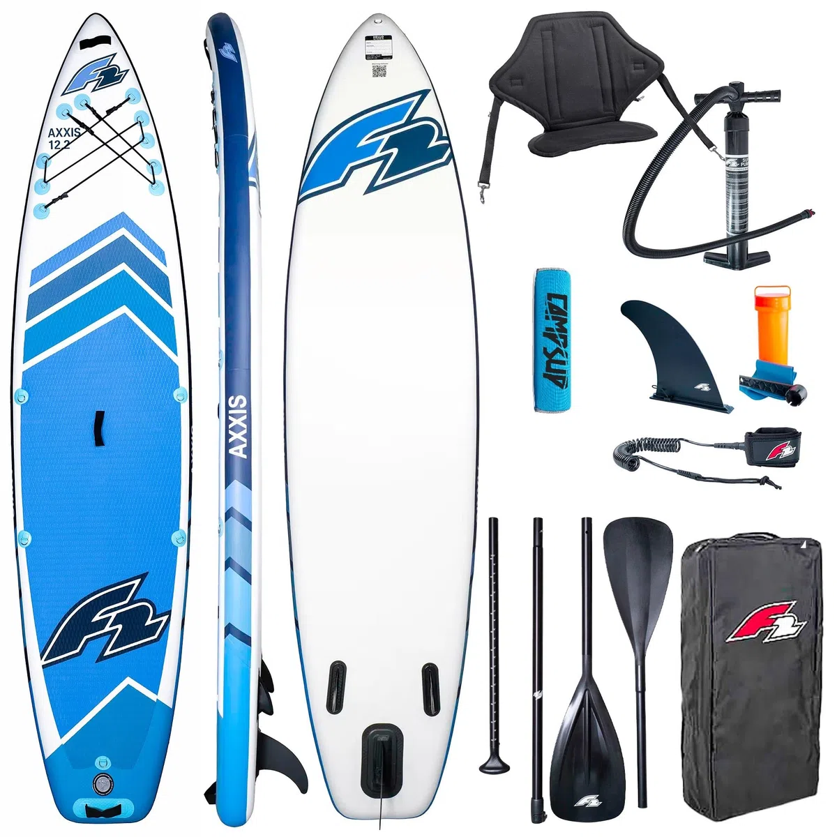 SUP F2 AXXIS Combo - Tabla de surf hinchable para principiantes y avanzados con accesorios