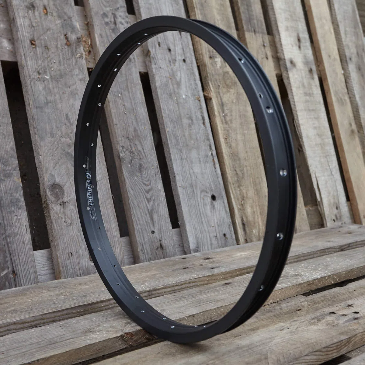 KHE MVP BMX llanta DD 50.8 cm aluminio T6 solo 419.6 g 36 agujeros 35mm ancho negro
