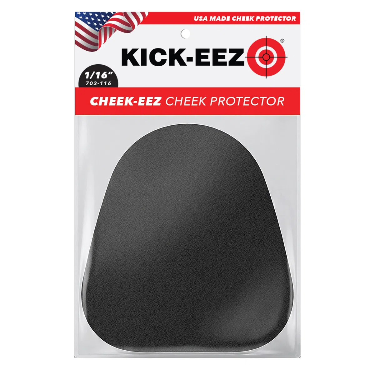 Kick-Ezz 703_116 Mejilla de Protección, Unisex Adulto, Negro, Única